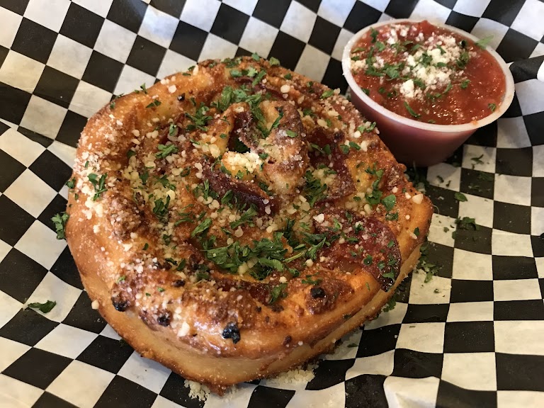 Garlic Knots at Two Saucy Broads