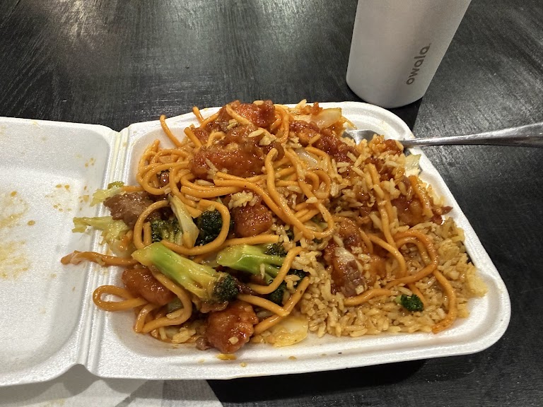 Shrimp Chow Mein at Flaming Wok Chinese Food