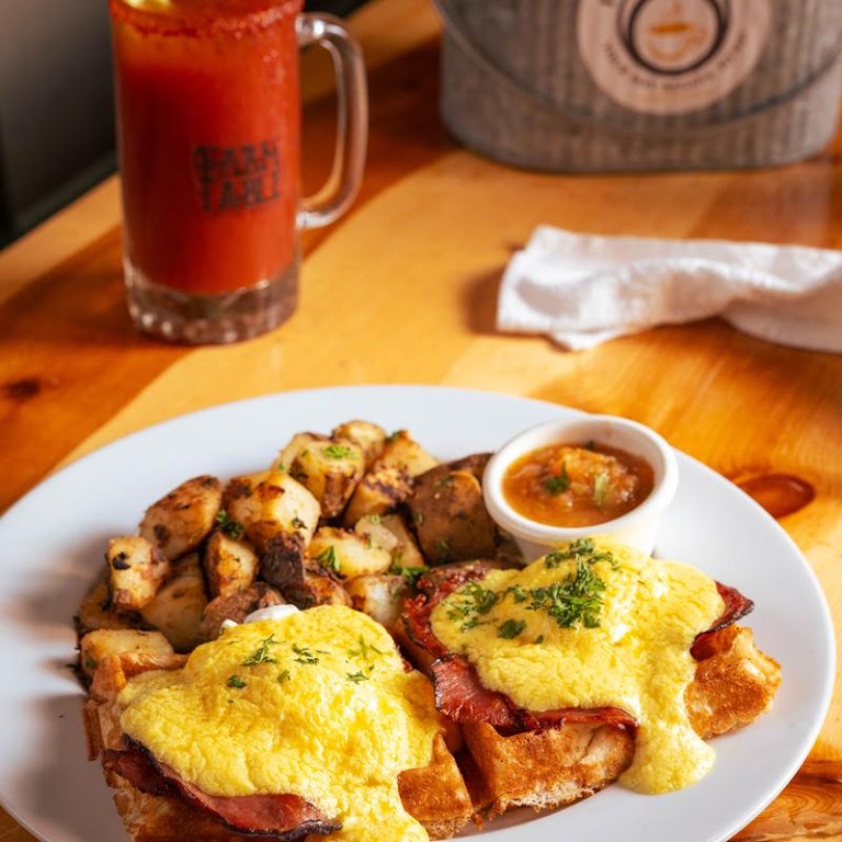 Eggs Benedict at FarmTable Coffeehouse