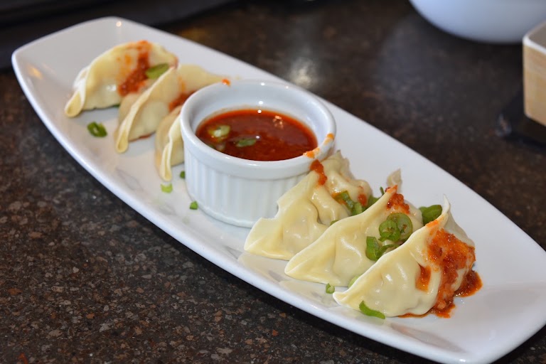 Chicken & Veggie Dumplings at Tabu Shabu Costa Mesa
