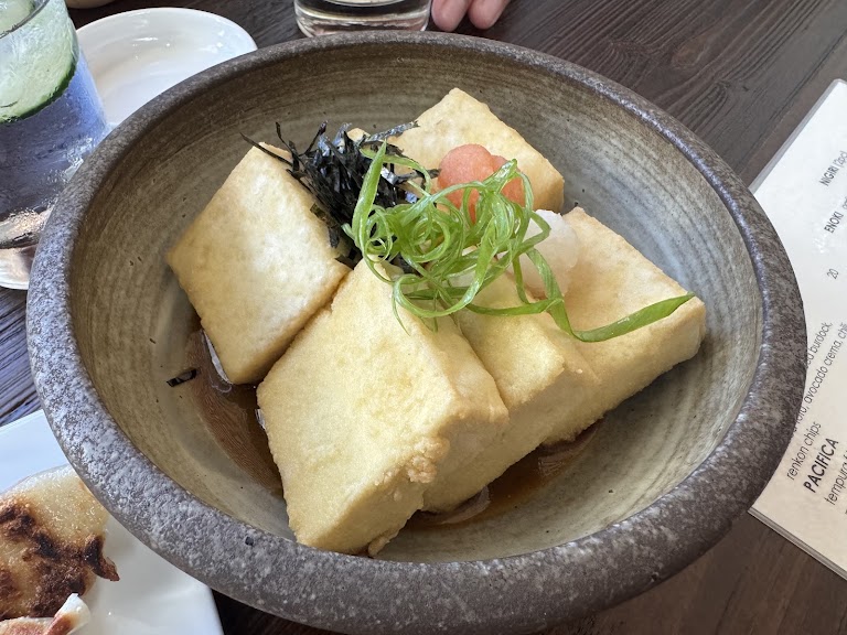 Agedashi Tofu at Tane Vegan Izakaya - Highland Park