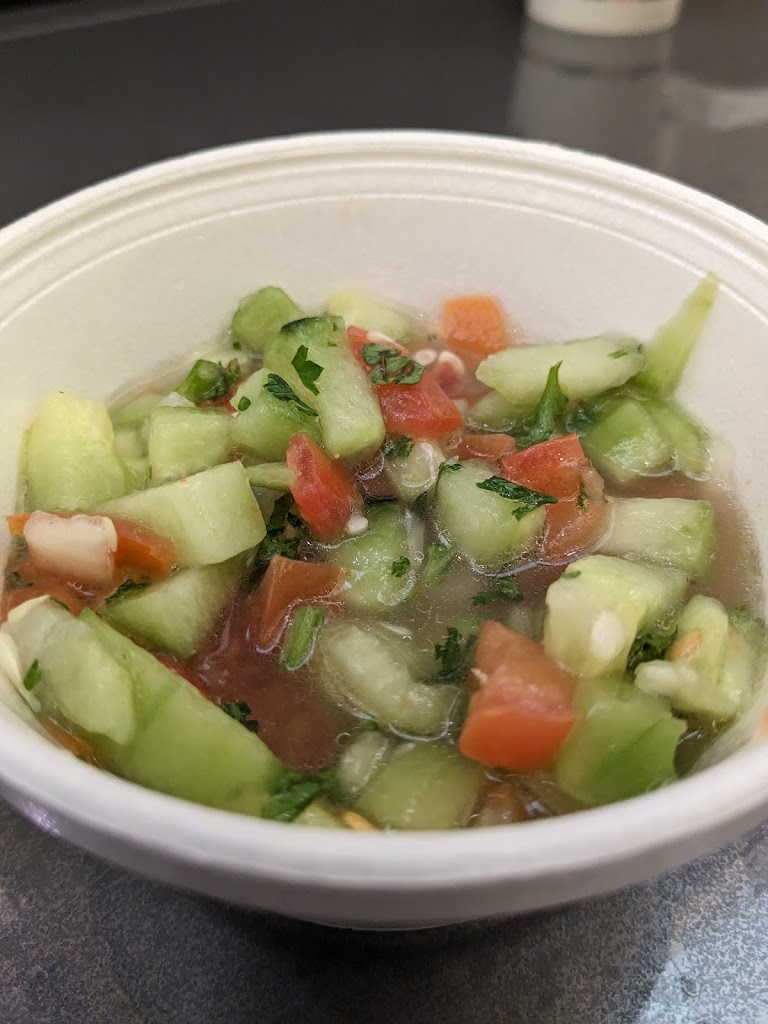 Cucumber Salad at local mediterranean grill