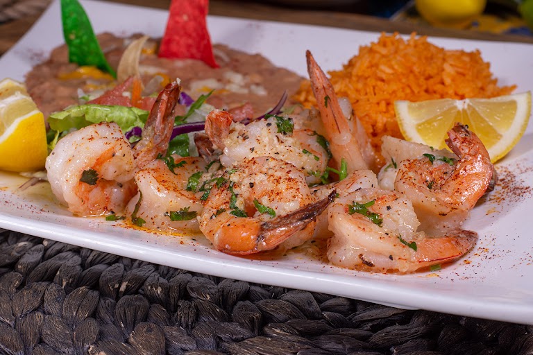 Camarones Al Mojo De Ajo at Las Palmas Mexican Restaurant