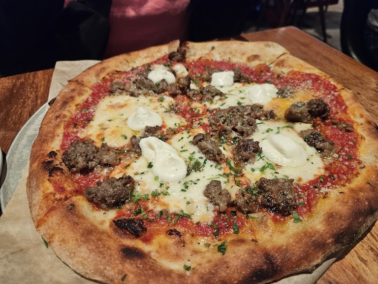 Spicy Meatball Pizza at North Italia