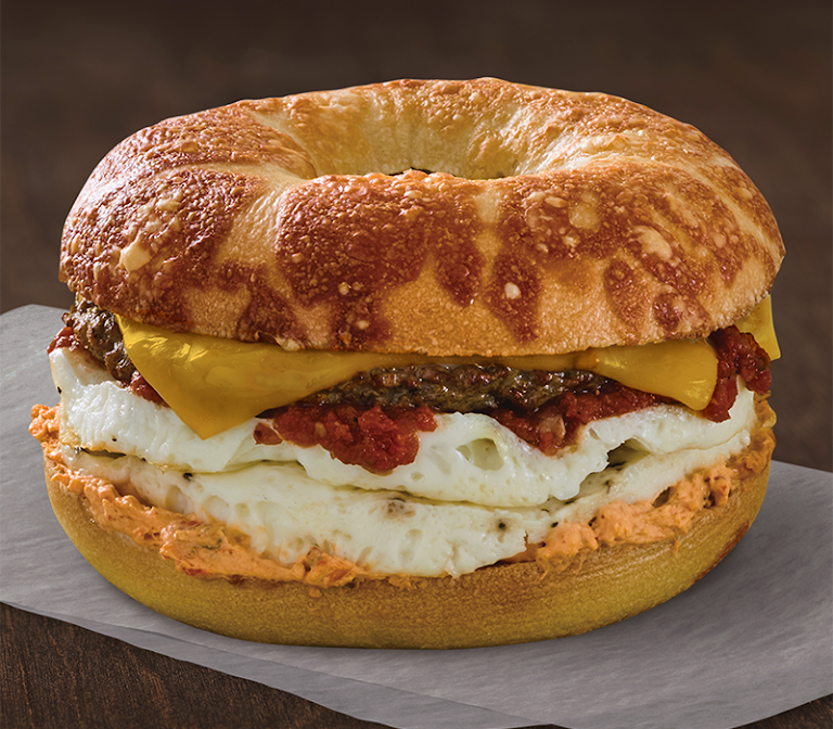 Bacon, Avocado & Tomato Egg White Sandwich at Einstein Bros. Bagels