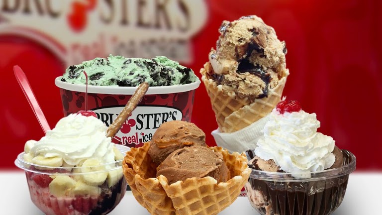 Mint Chocolate Chip at Bruster's Real Ice Cream