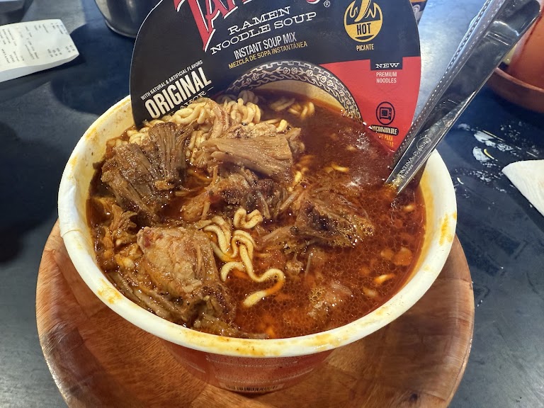 Birria Ramen at La Super Birria