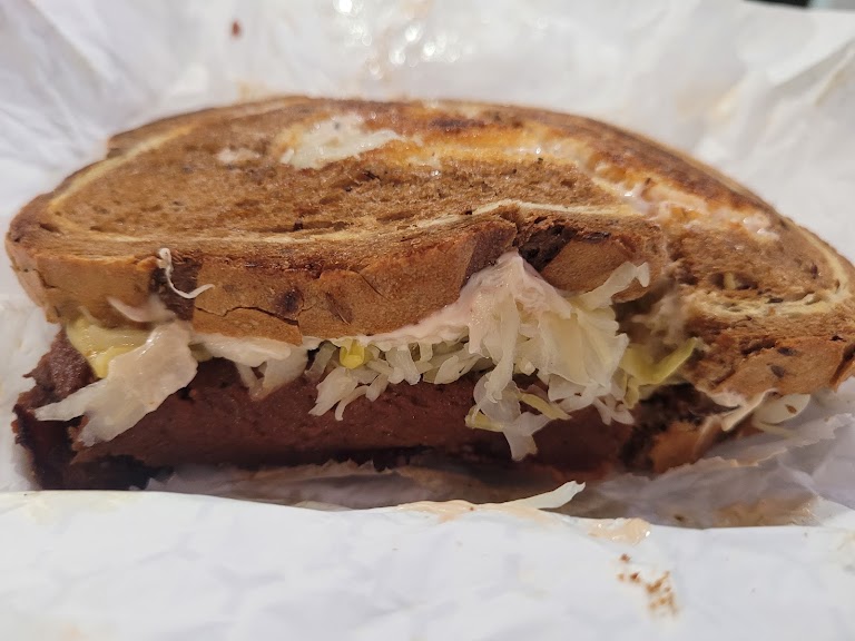 The Reuben at Maciel's Plant-Based Butcher & Deli
