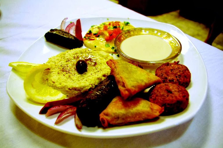 Green Falafel at Hummus House