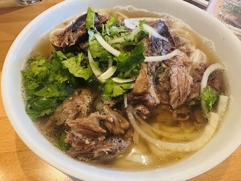 BUN BO HUE at Nong Lá Vietnamese Cafe