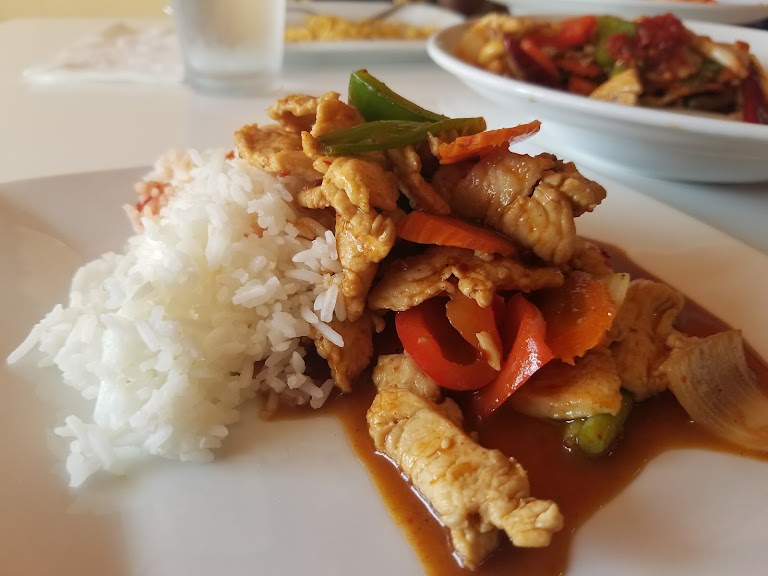 Soft Shell Crab Kapow at Kao Hom Thai Cuisine