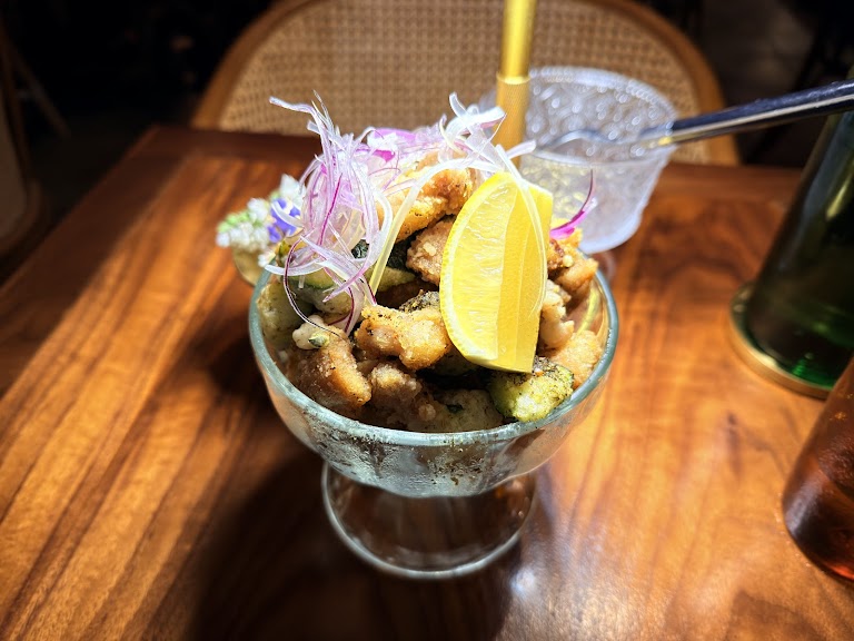 Squid ‘al Ajillo’ at Vin Folk