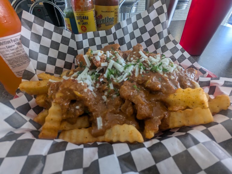 Wrap with Fries at BeeWali’s Vegan AF ( amazing food)
