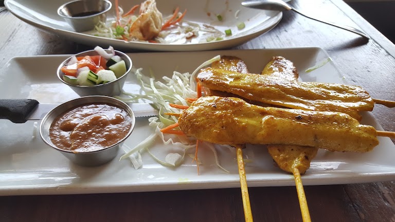 Chicken Satay at Thai by Trio