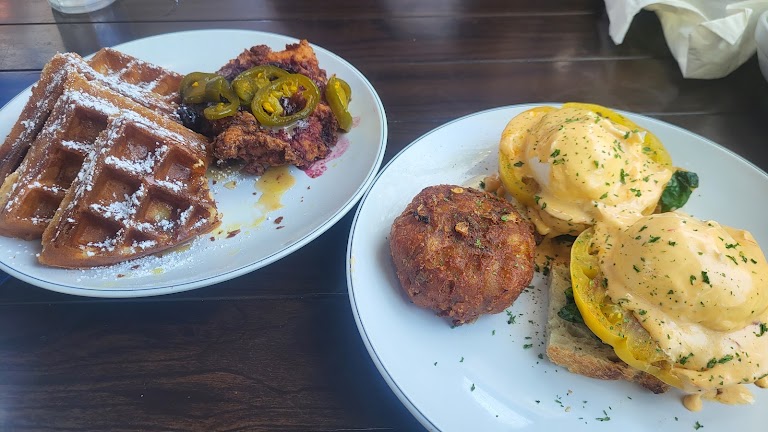 Lovely Chicken & Waffles at The Breakfast Bar