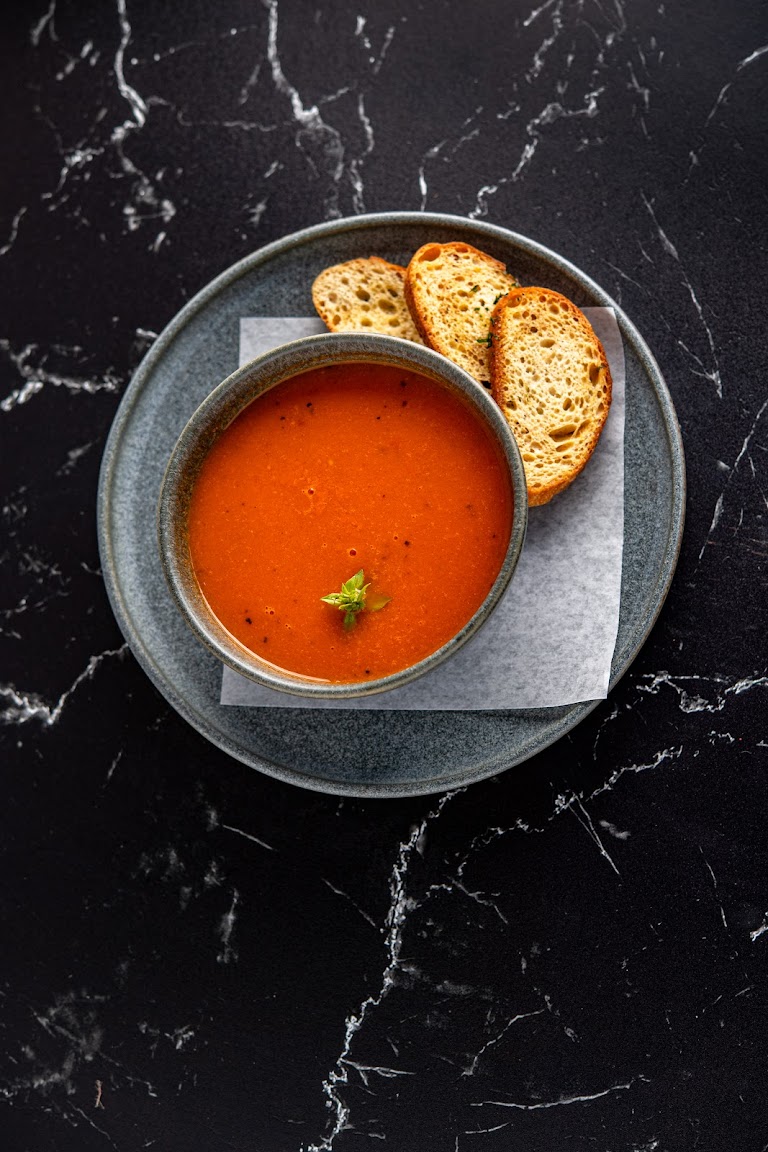 Sable's Epic Tomato Soup at The New Deal Restaurant and Wine Bar