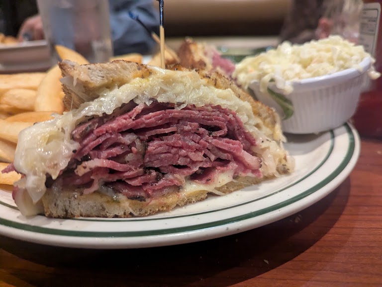 Corned Beef & Eggs at Brent's Delicatessen & Restaurant