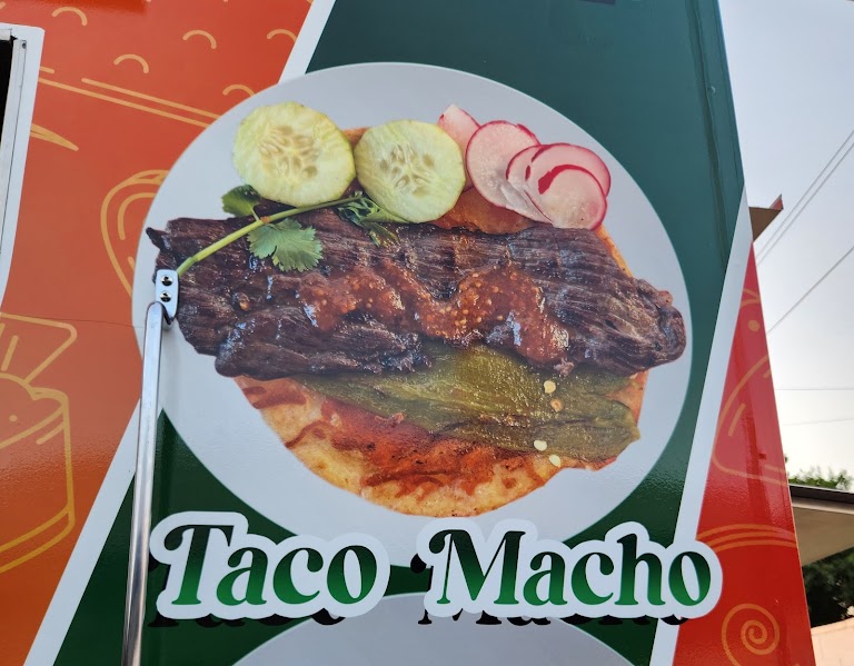 Taco Macho at Tacos de Birria "El Kora" taco truck