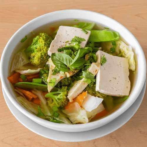 Vegetable Soup at Happy Veggie