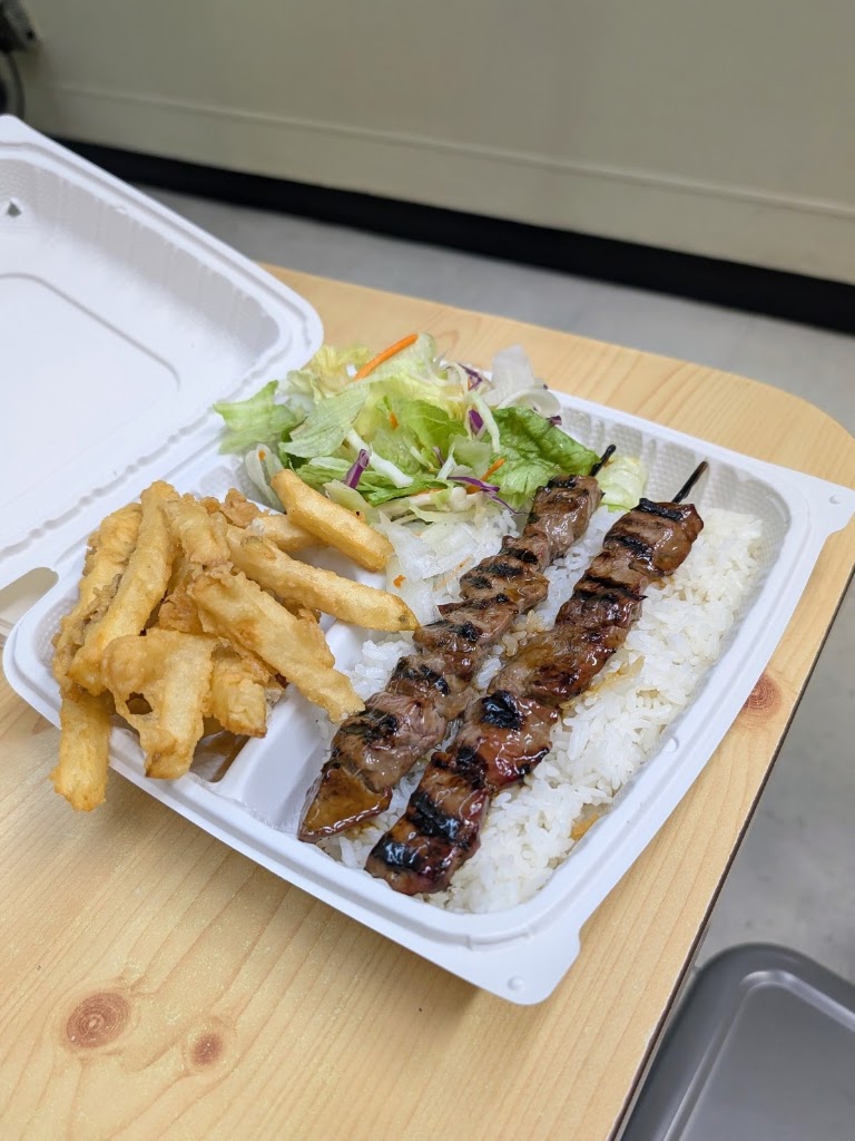 Beef Kabobs at Teriyakiya