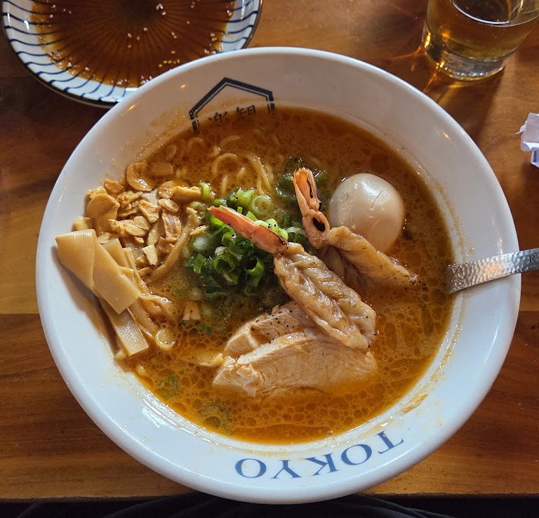 Aburi Shrimp at Rakkan Ramen