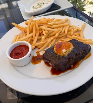 Filet Mignon Au Poivre at Perch