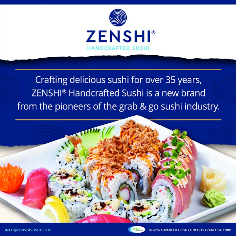 Spicy Roll - Salmon 10pc (brown Rice) at ZENSHI Handcrafted Sushi