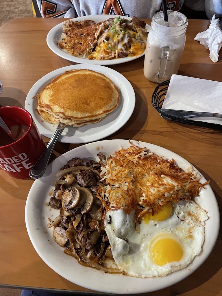 Loaded Steak & Eggs at Loaded Cafe Restaurants Bellflower