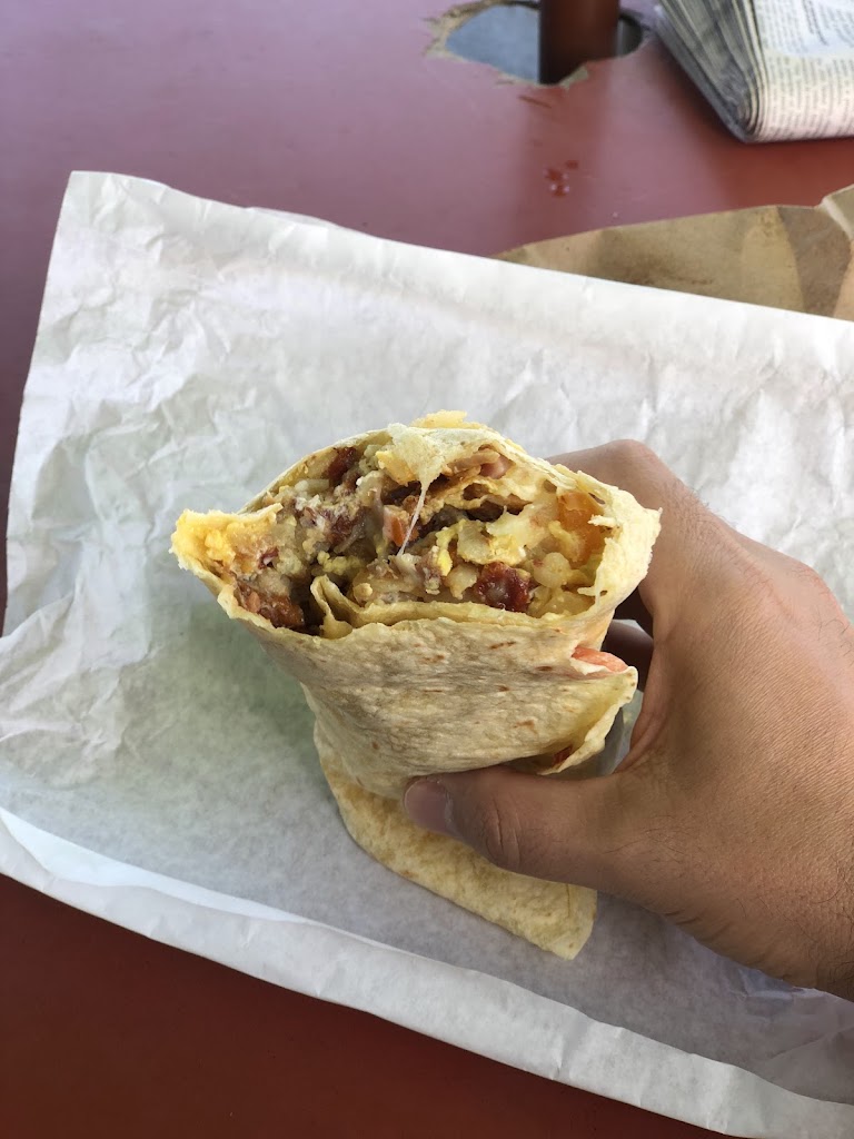 Breakfast Burrito Ham, Bacon or Sausage at Lupe's Place