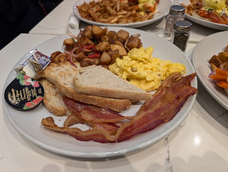 Simple Breakfast at The Benediction