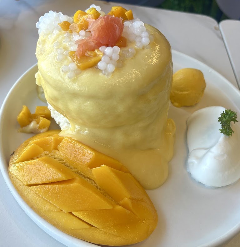 Peach at Gram Cafe & Pancakes