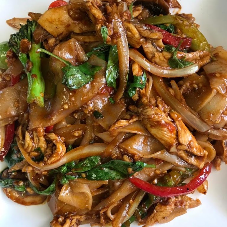 Drunken Noodles at Angel Thai Cuisine