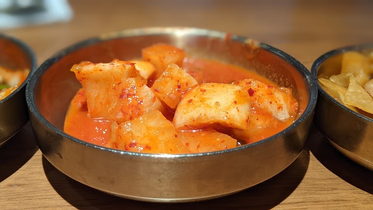Garlic Suyuk (sous Vide Pork Beef Bone Broth) 마늘 수육 at Jincook