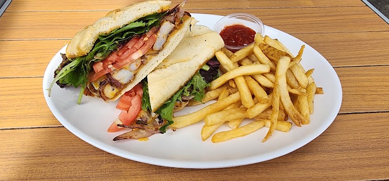 Chicken Sandwich at Fish Dish