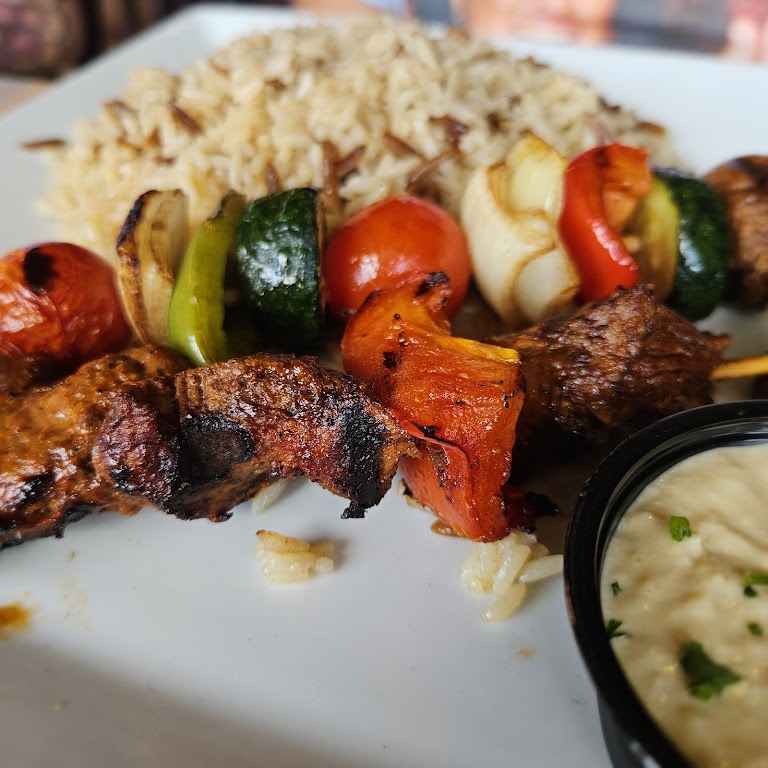 Vegetable Skewer at Rosine's