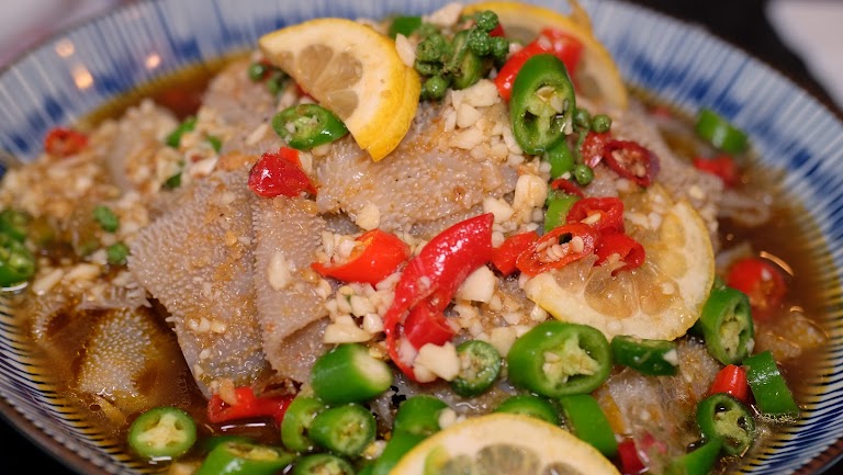 Cold Tossed Beef Stomach at Spicy And Tasty 成都味道