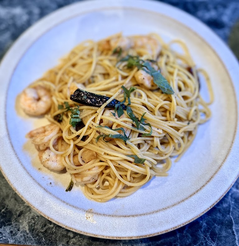 Spaghetti Peperoncino at Bistro Beaux