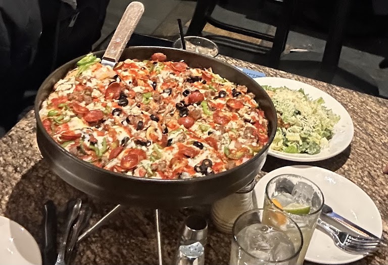 Mikes Hot Honey Pizza at BJ's