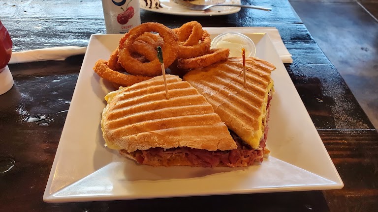 Breakfast Panini/croissant at U Crave Grill