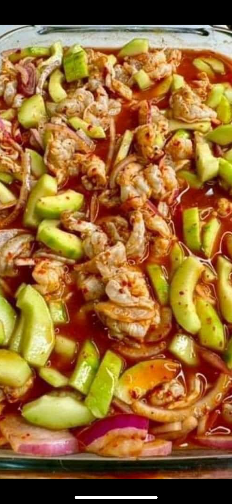 Aguachile 1/2 Lb at Mariscos El Viejito