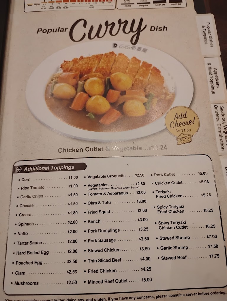 Chicken Cutlet at CoCo Ichibanya