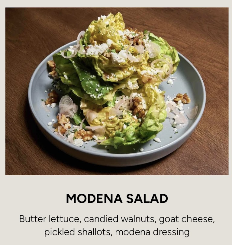 Modena Salad at Sugo Social