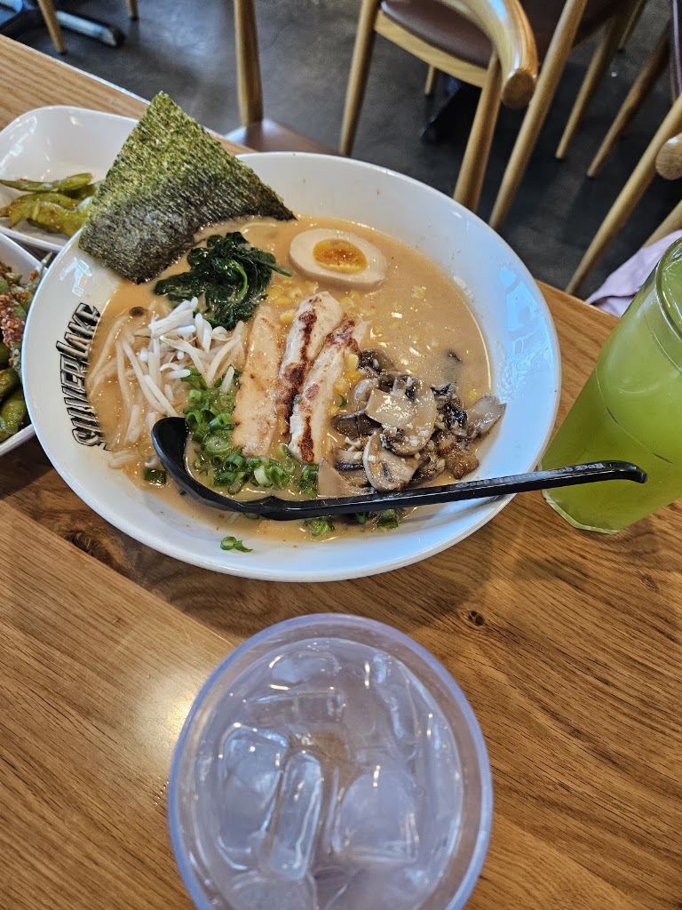 The Shoyu on Fire Ramen at Silverlake Ramen