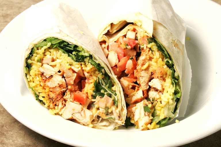 Burritos at Tikka Grill Healthy Fusion & Catering