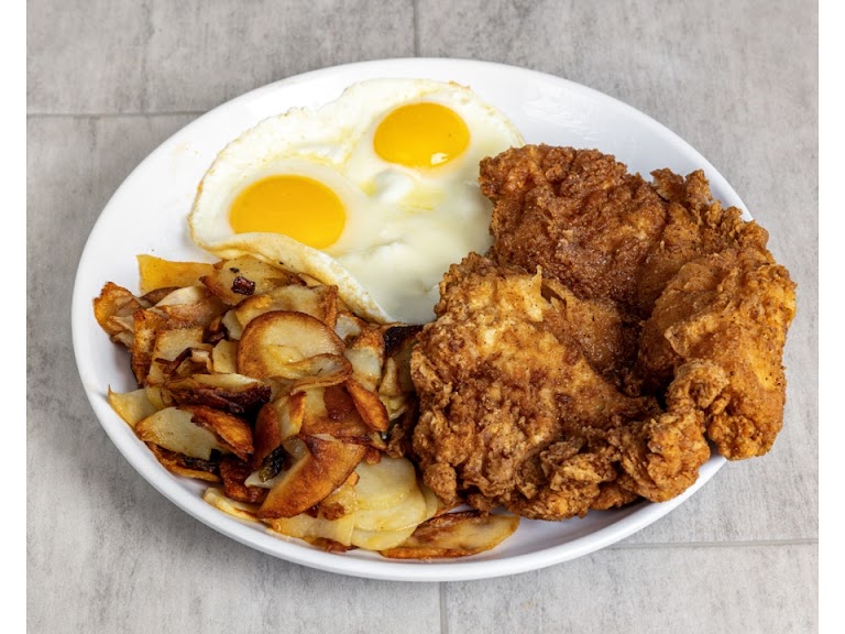 Two Egg Chicken Fried Chicken at Eat at Joe's