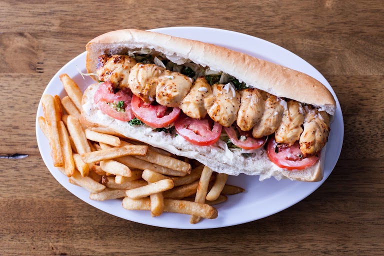 Chicken Koobideh French Roll at Aiden's Grill