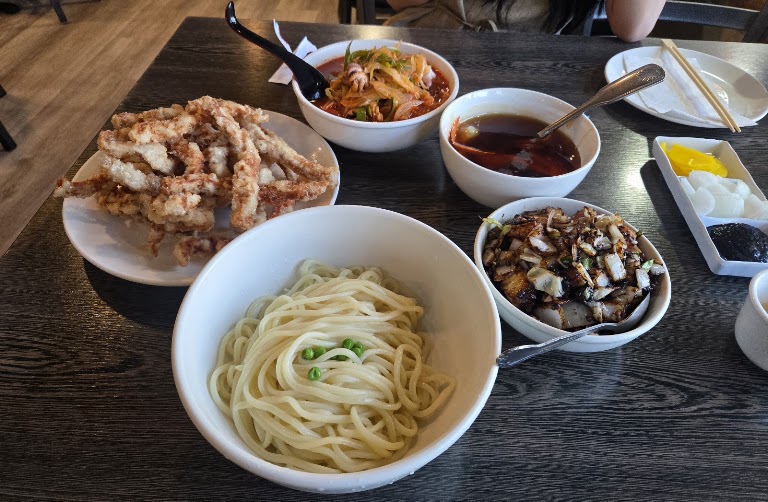 Blackbean Noodle "jajang Myeon" at Yong Moon Lu