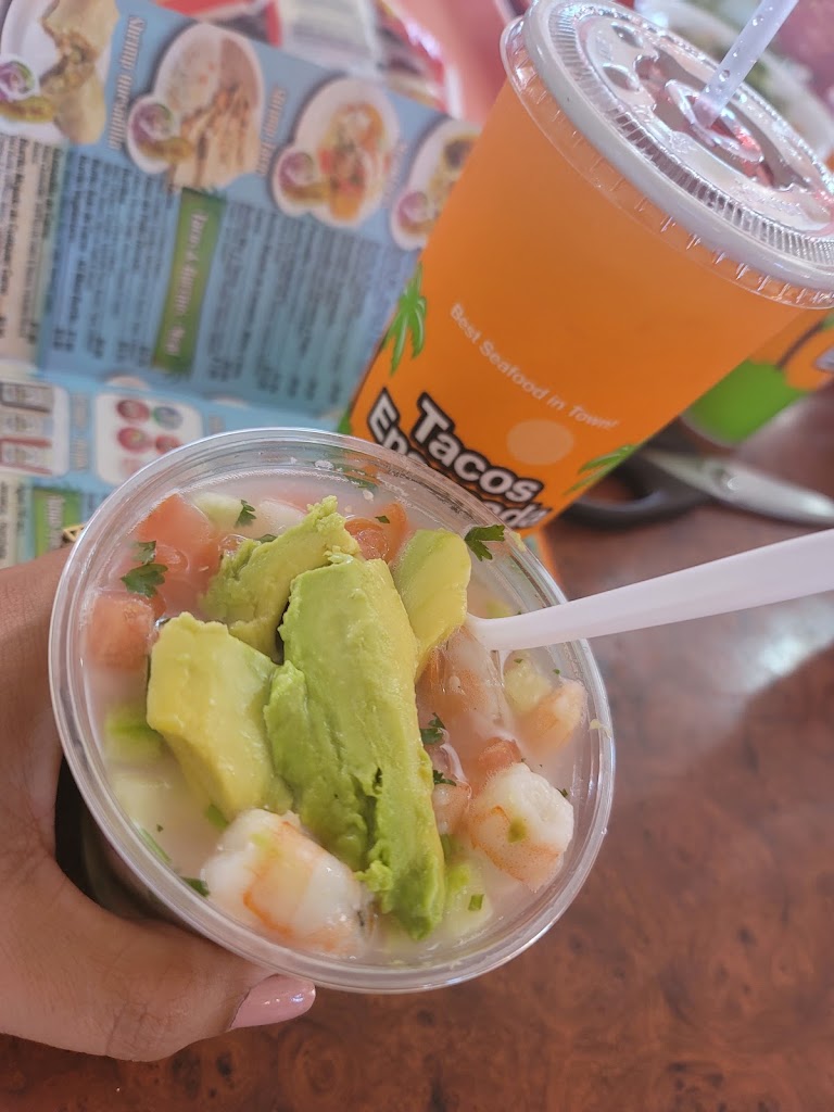 Coctel Chico De Camarón at Tacos Ensenada