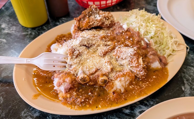 Chilaquiles at Birrieria Apatzingan