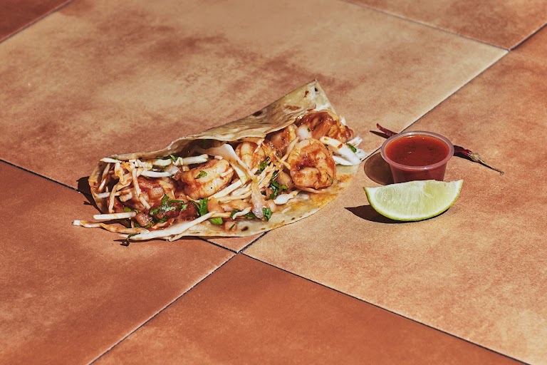 Spicy-garlic Shrimp Taco at LOQUI